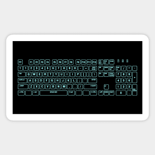 keyboard gamer Symbol Shirt Sticker Tapestry Mug Pillow And More Sticker